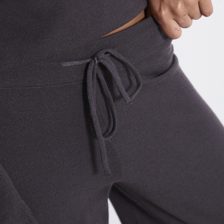 Knit soft pants "Jolina" Antracit